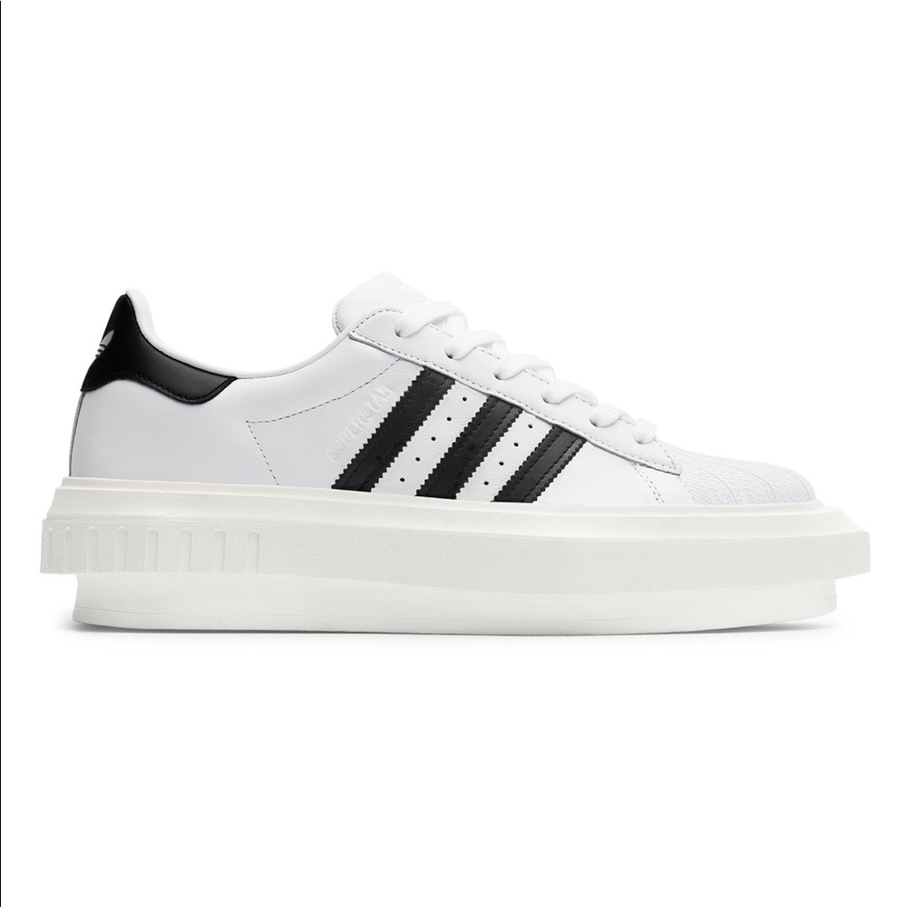 Beyonce Superstar Leather Platfrom Sneakers